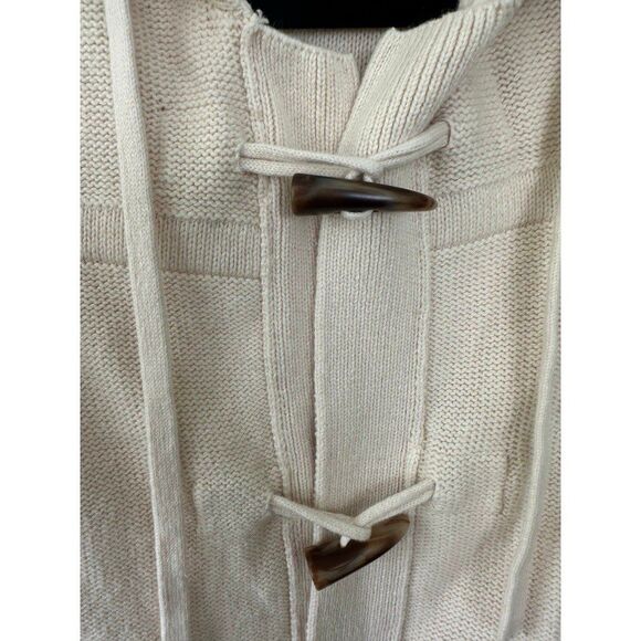 Banana Republic Factory Wool Blend Toggle Closure Hooded Hoodie Cardigan XS - Picture 3 of 7